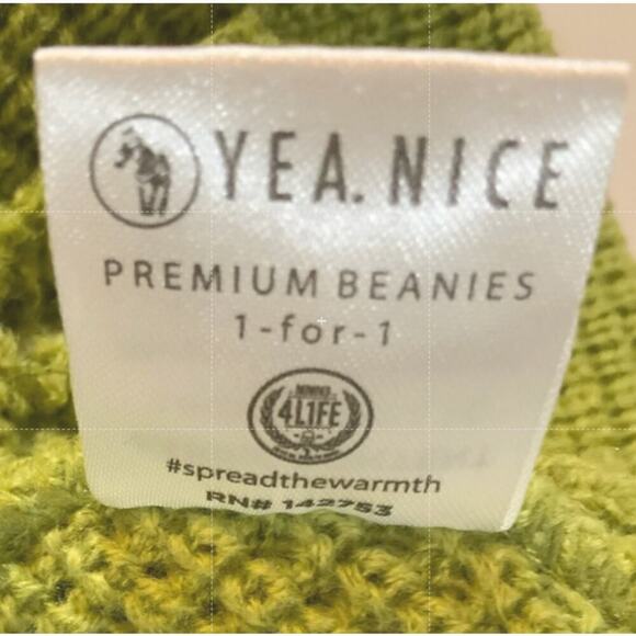 Yea Nice Beanie Unisex One Size Acrylic Knit Textured Winter Hat Skull Cap - Picture 14 of 14